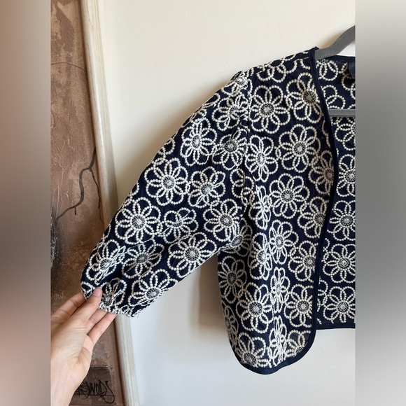 Anthropologie Maeve Embroidered Floral Open shrug Cardigan - One size - - Picture 7 of 14